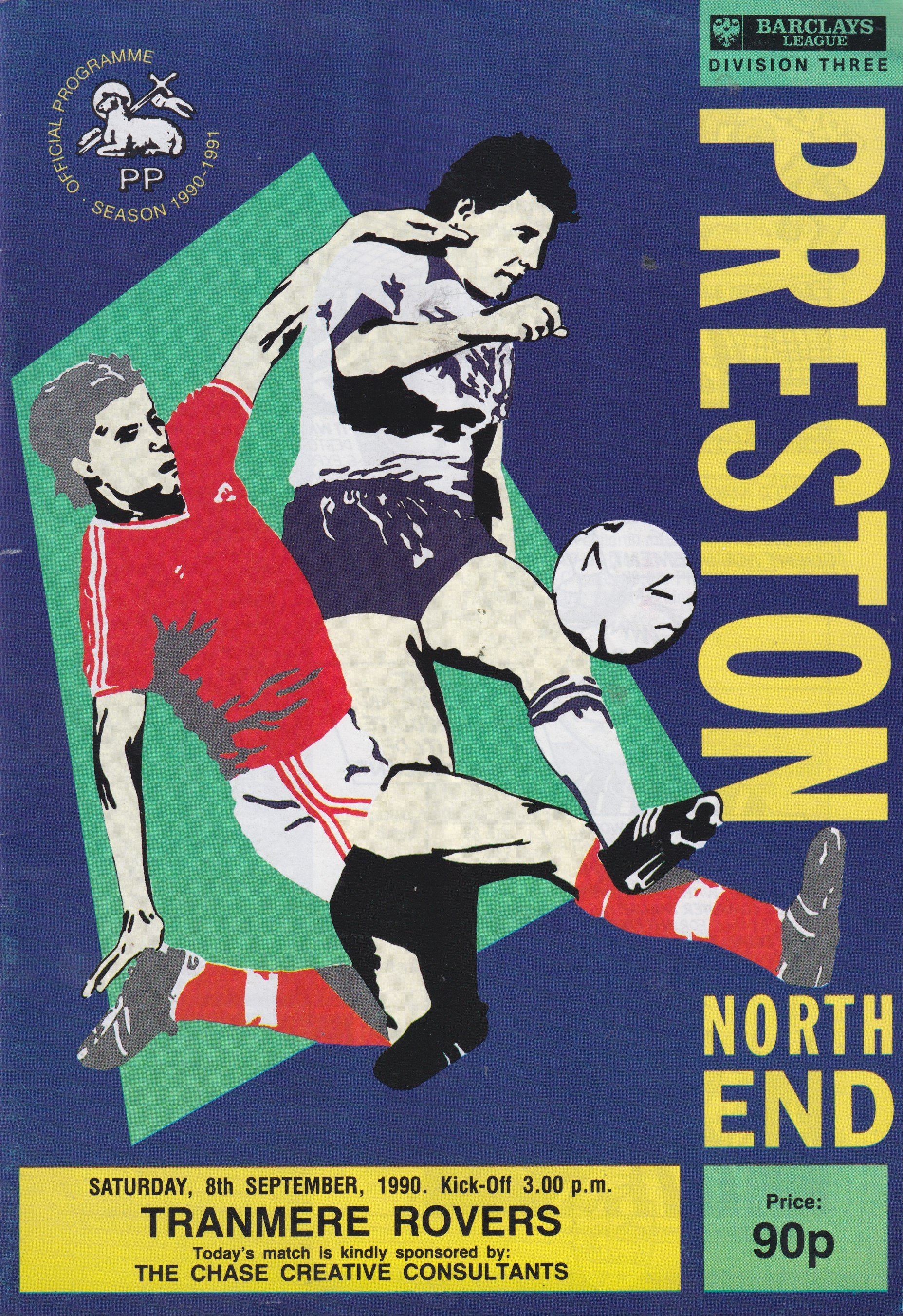 Preston North End v Tranmere Rovers match programme